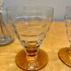 Lot de 2 verres vintage Art Déco