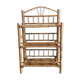 Folding bamboo shelf