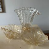 Vase and glass cups