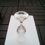 Set of 5 Lumiarc champagne flutes from the 70s