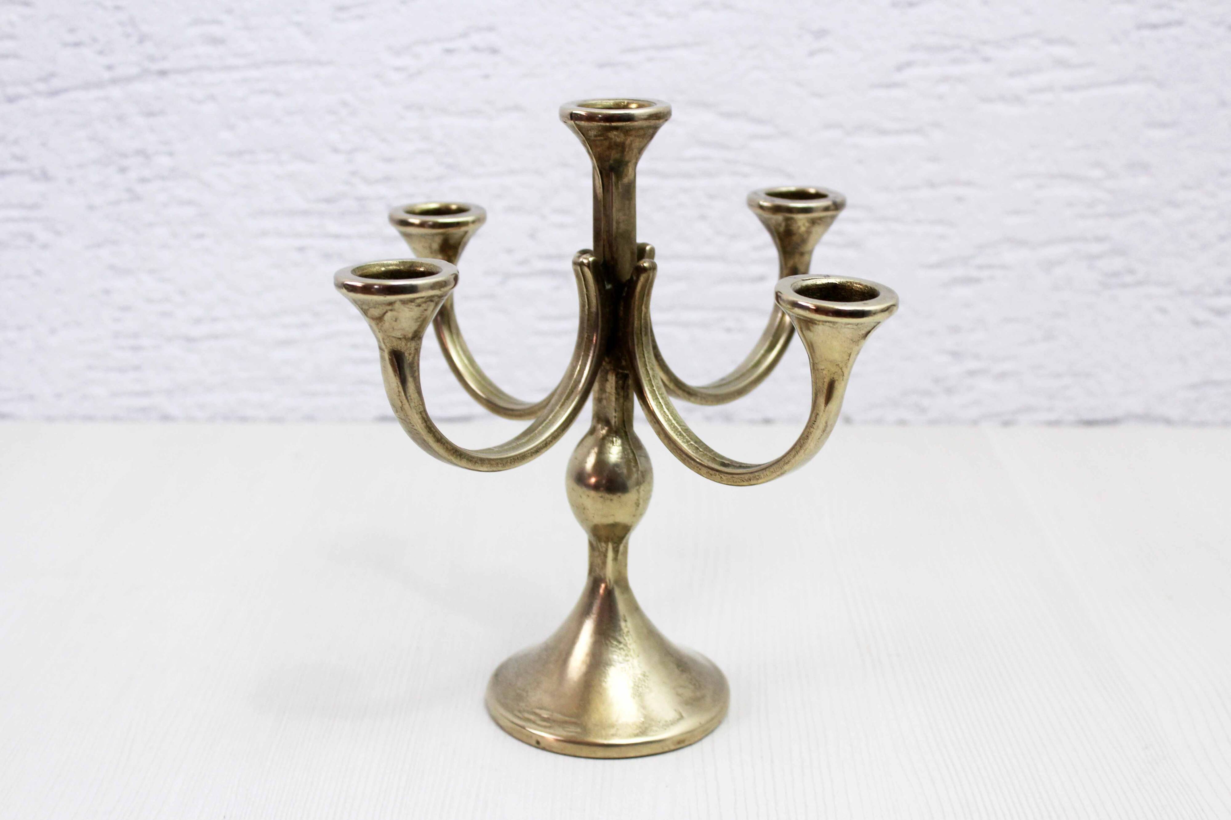 5-light bronze candlestick, 1960