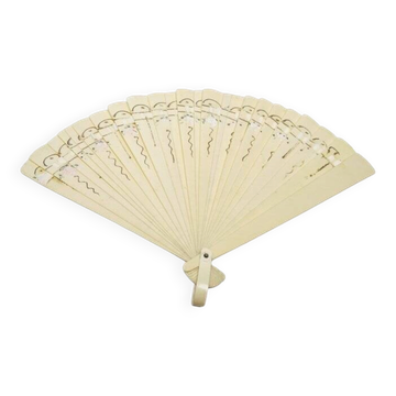 Art Nouveau Polish celluloid fan, 1900s