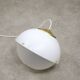 Italian Space Age Pendant in Brass and Plexiglass, 1970s