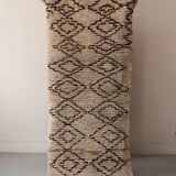 Moroccan berber carpet woven hand, beniouarain 72x166cm