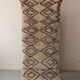 Moroccan berber carpet woven hand, beniouarain 72x166cm