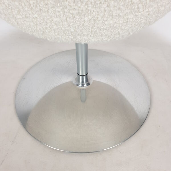 Fauteuil Big Globe avec pouf de Pierre Paulin pour Artifort, années 1980