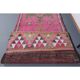 Vintage Turkish Hand-Knotted Wool Cotton Pink Runner Rug 90x298