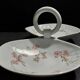 Servant aperitif porcelain dish Bernardaud Limoges decor Amandine