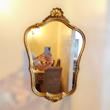 Miroir style louis XV doré