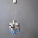 Vintage Cubico Chandelier by Gaetano Sciolari, 1970s