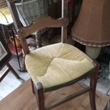 Chaise paillé ancienne