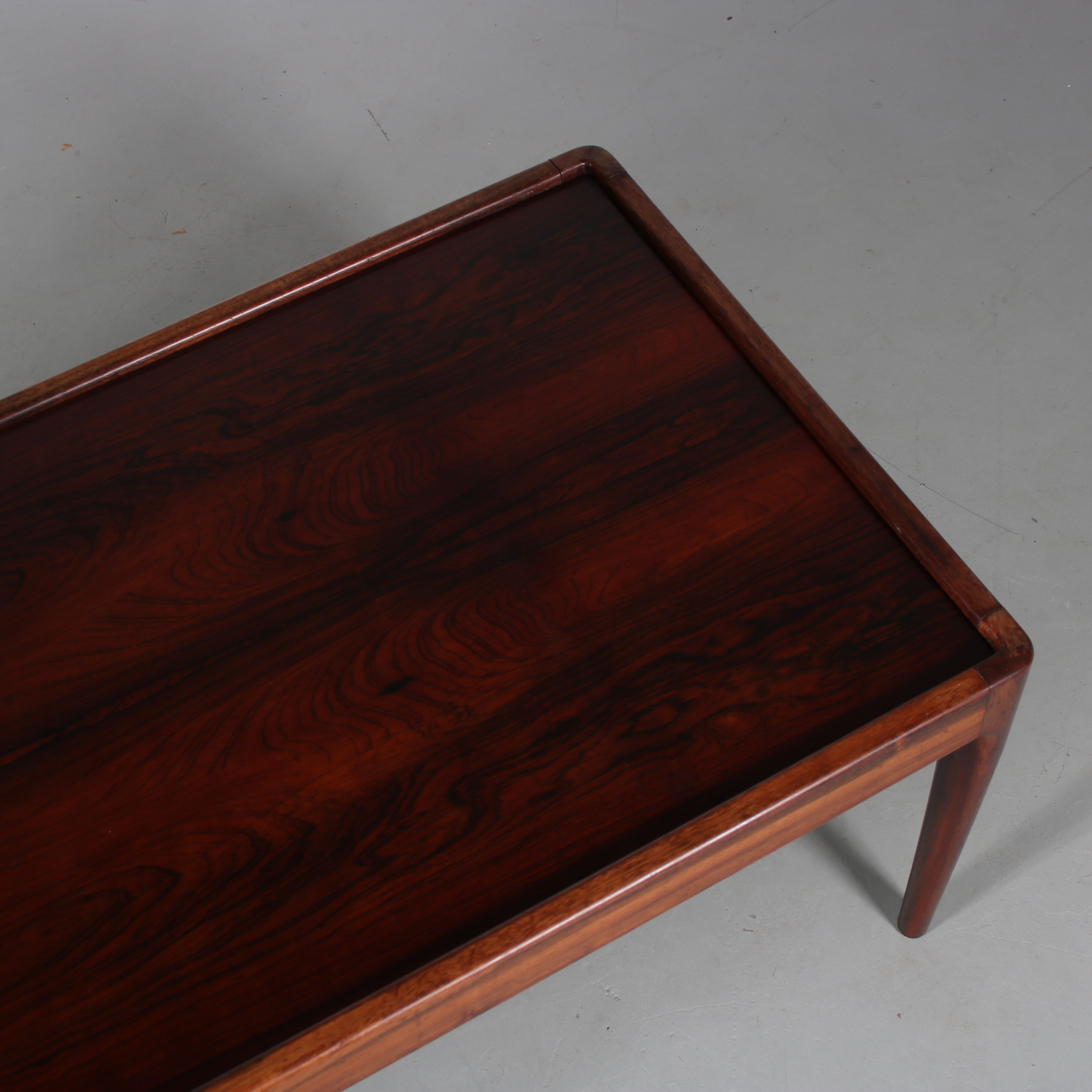 1960s rosewooden coffee table from denmark