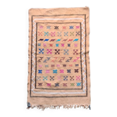 Beige Moroccan bohemian rug