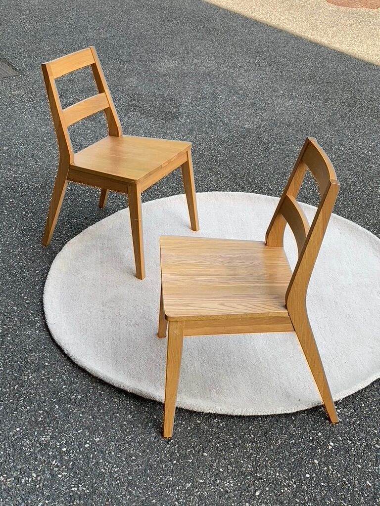 Oak chairs