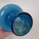 Blue opaline vase Holmegaard Carnaby series