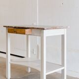 Wood & marble console