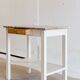 Wood & marble console
