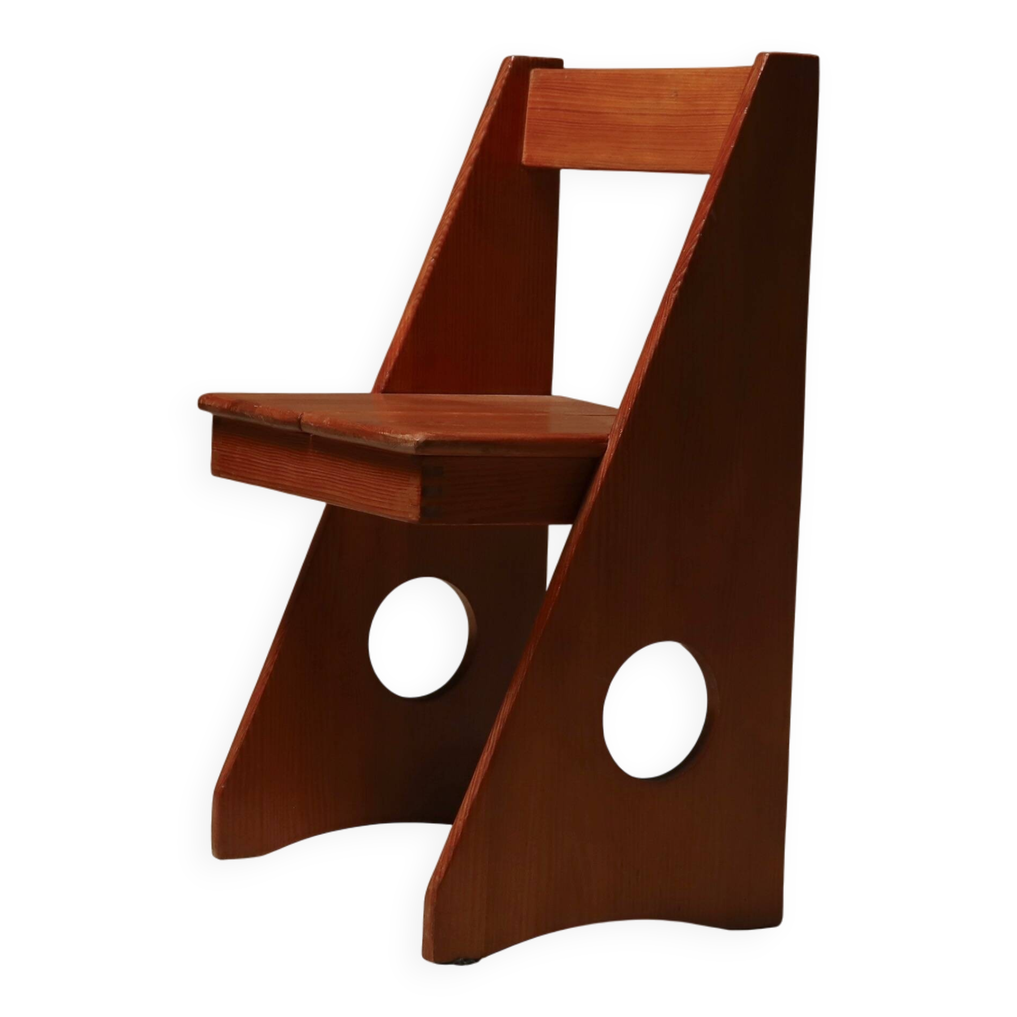 Pine Accent Chair by Gilbert Marklund for Furusnickarn AB 1970s