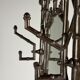 Faux bamboo coat rack cast iron ca. 1890