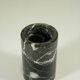 Pot - vase in black marble 10 cm