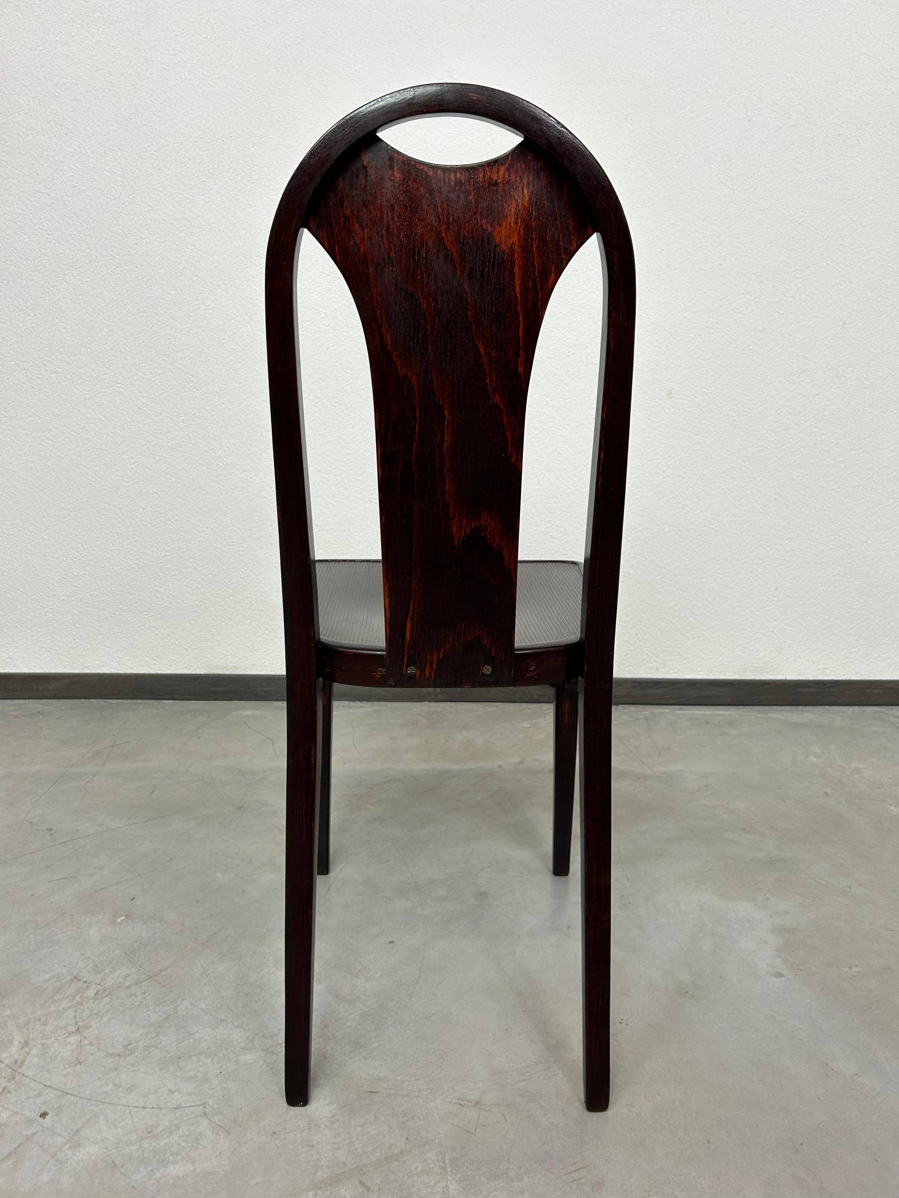 Secession dining chair no. 373 attributed to Josef Hoffmann/Otto Prutscher for J&J Kohn