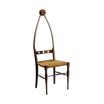 Ceremonial chair, Pozzi e Verga, Chair, Italy 1950