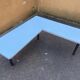 Children's corner bench school formica 1960 active