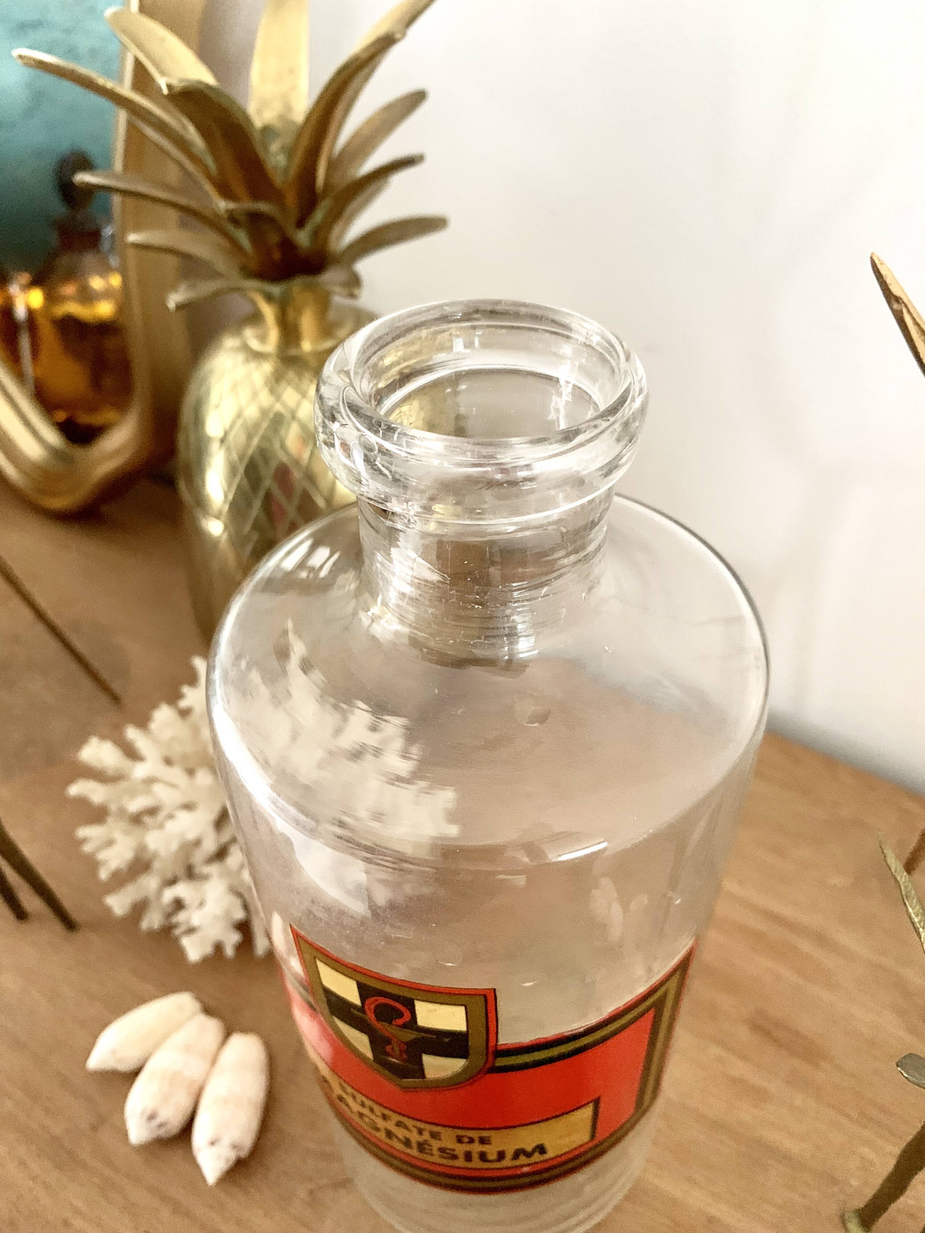 Former pharmacy bottle "Magnesium Sulfate"