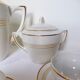 Céranord coffee service with gold trim 220574