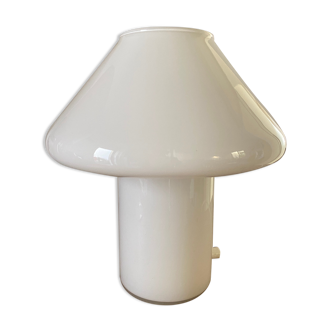 Mushroom lamp in opaline glass 80 years power 100 watts max