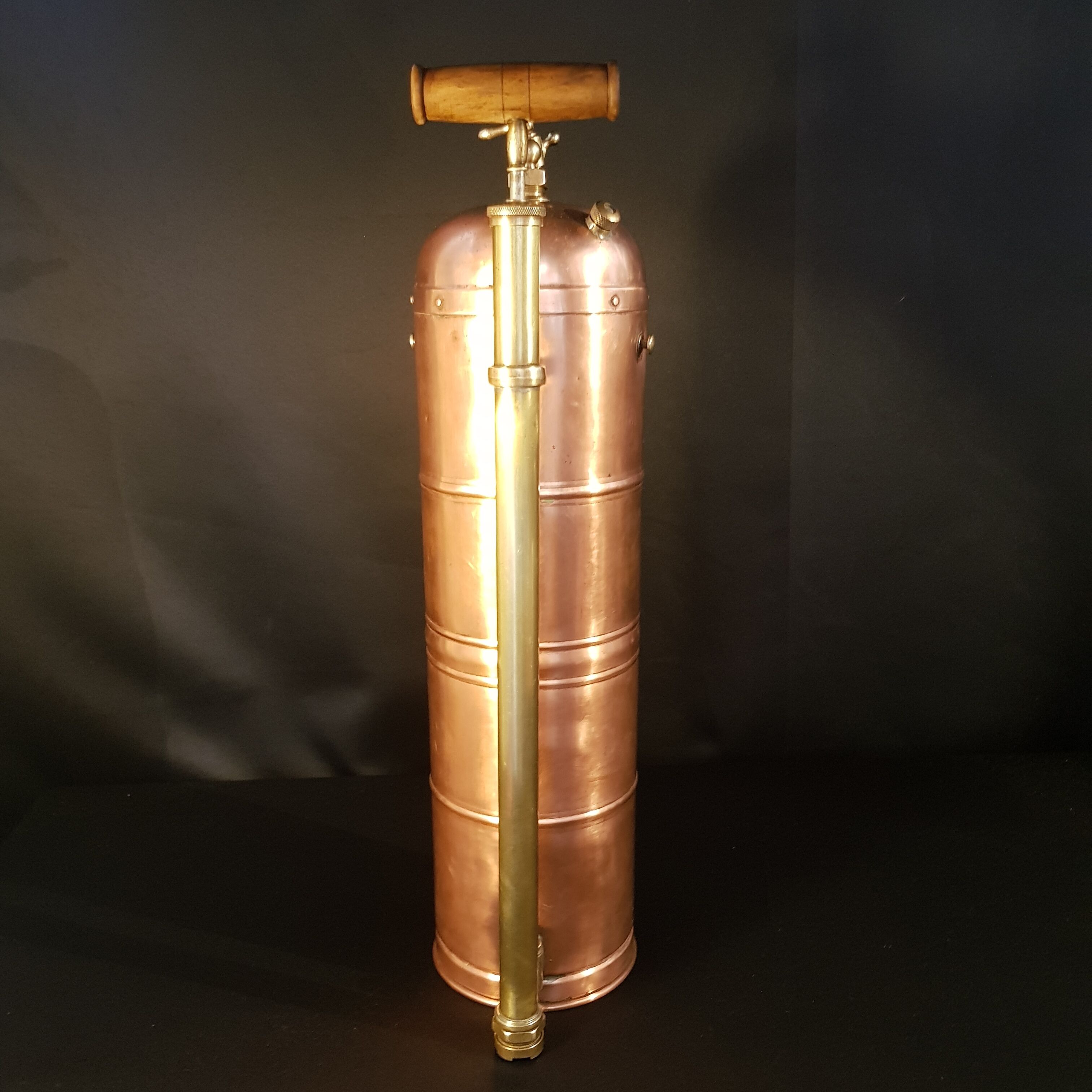 Old large copper Muratori sprayer