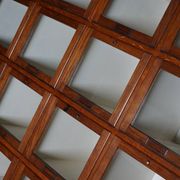 Antique Large Dutch Oak Haberdashery Shop Cabinet Folding Doors, 1920/30s