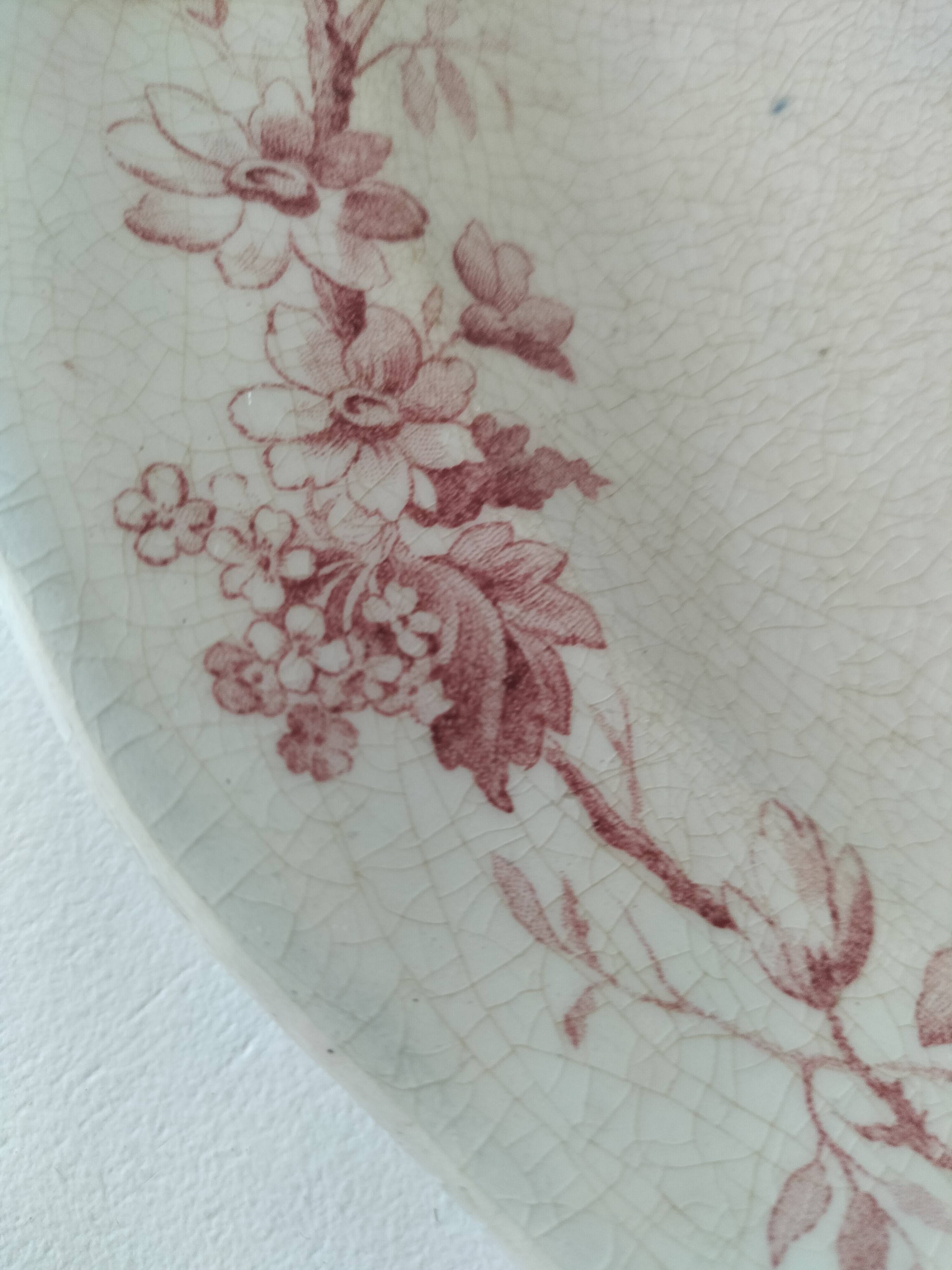 Antique Gien plate – Danube decor