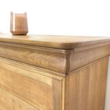 Commode style Louis Philippe en merisier massif