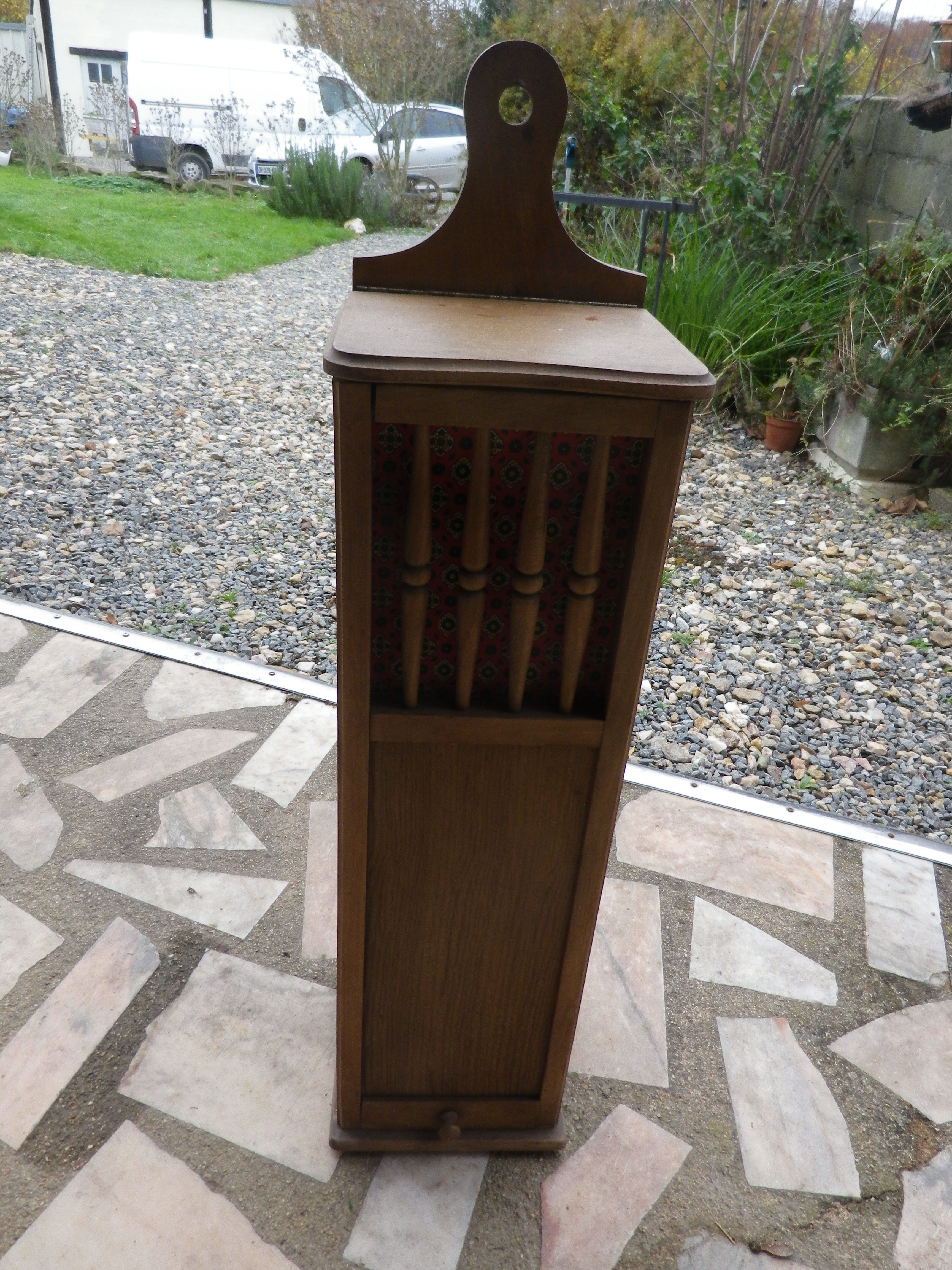 Old bread hutch in chene