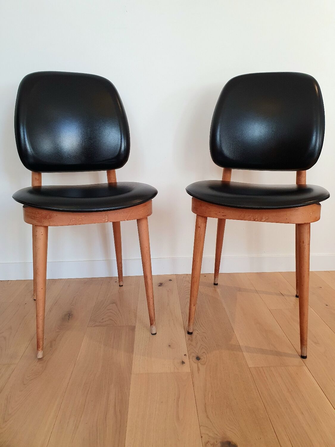 Vintage "Pegase" chairs by Pierre Gurariche / Baumann