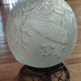 Art Deco suspension globe/fish decor