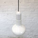 Vintage lacquered aluminum pendant light by Staff Leuchten 1970s