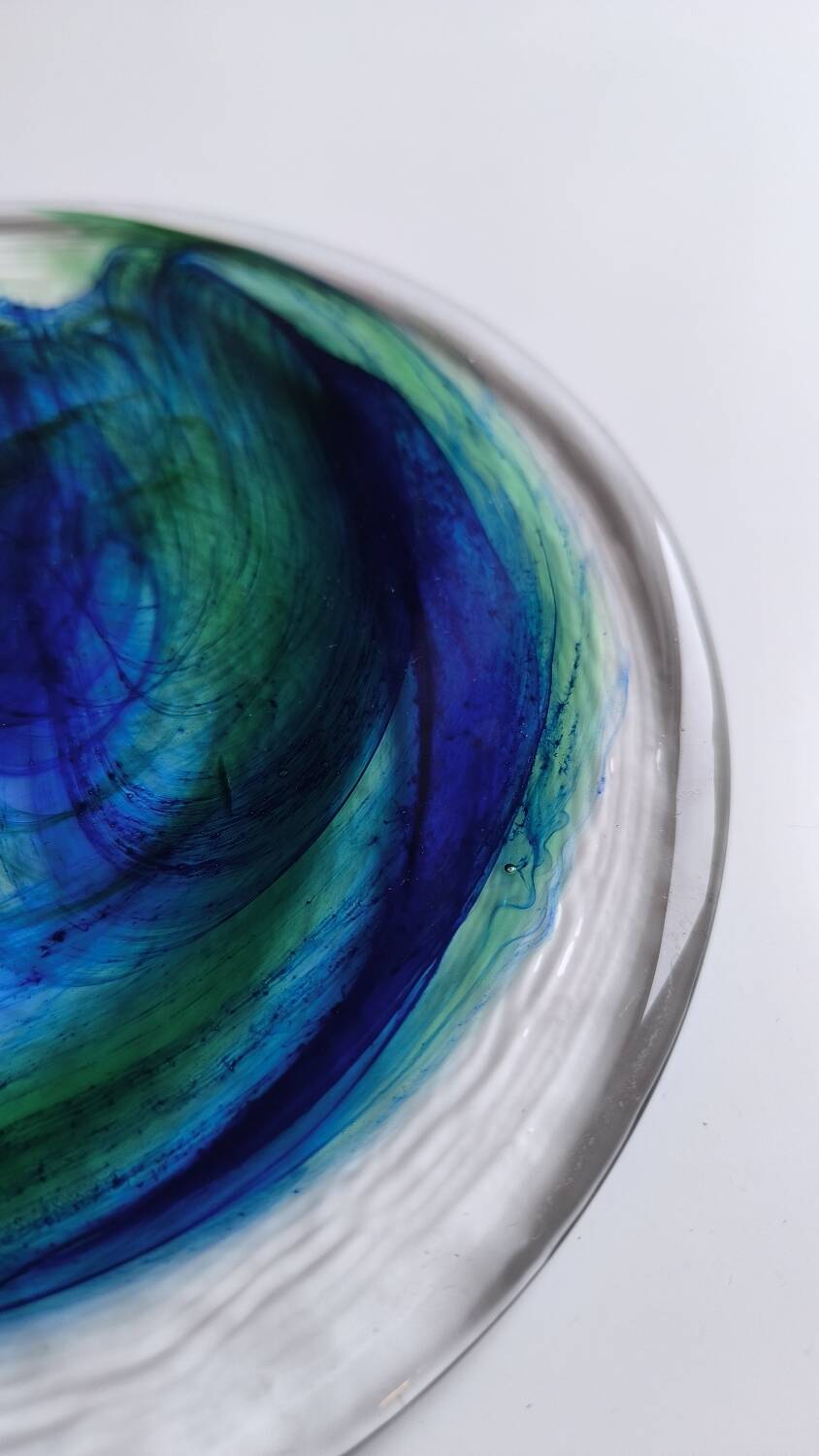 Dessous de plat en verre de Murano 1980