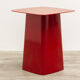 Table basse rouge Vitra metal side table l31 cm