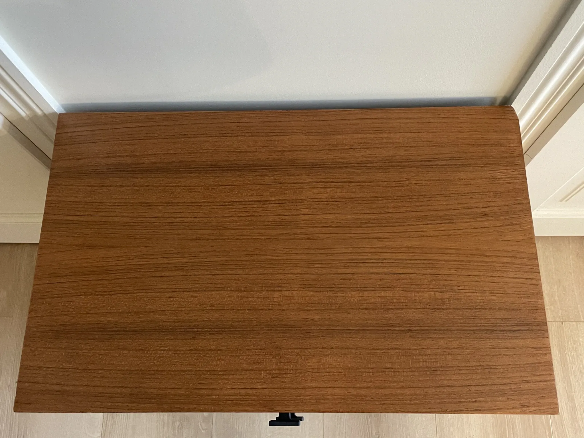 Mid-century teak bedside table, Scandinavian style, brand MDK.