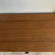 Mid-century teak bedside table, Scandinavian style, brand MDK.
