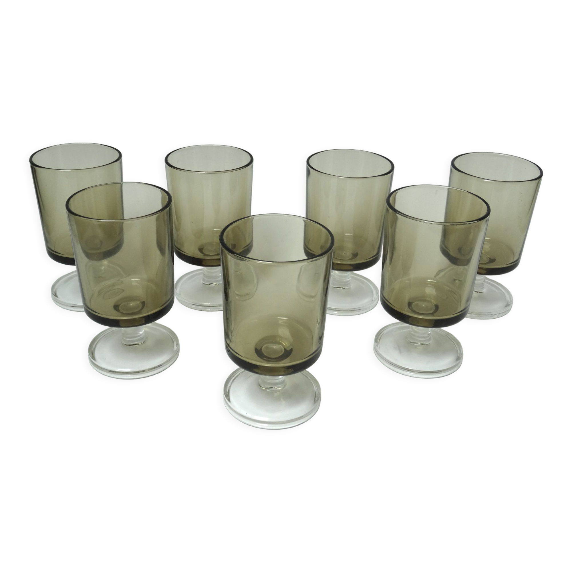7 white wine glasses Luminarc Sweden