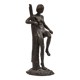 Jean-Pierre Alaux - Sculpture Bronze - Femme assise sur une branche - Signé