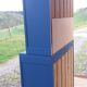 Buffet Mado narrow blue and caning