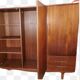 Armoire scandinave à pieds compas vintage