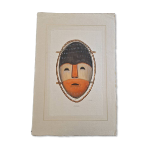 Dessin à l'aquarelle - soie