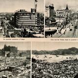 Ancienne carte de la Corée, du Japon et de la Mandchourie de 1945