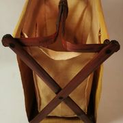 Old Small Basket With Couture Knitting Works Bergère From France China Vintage