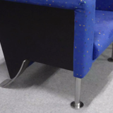 Pair of velvet armchairs, 1970